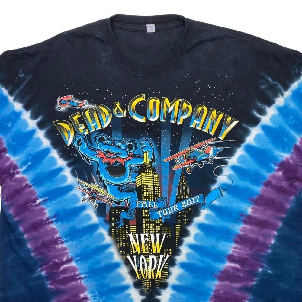 Dead and Company‎ x New York concert tour music band tie dye shirt